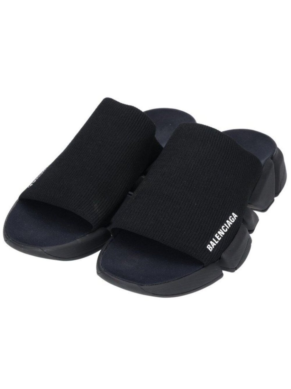 Balenciaga Speed 2.0 Logo Print Sandals